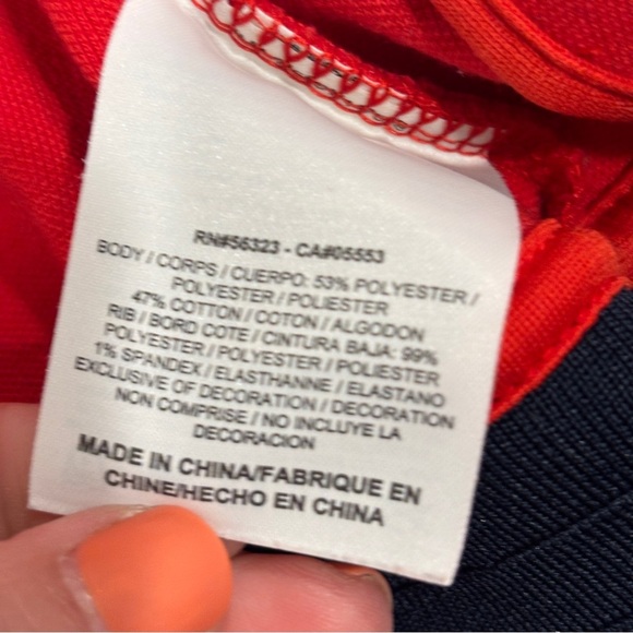 Nike Sportswear Vintage Warm Up Red Full Zip Jacket Size XS - Picture 6 of 10